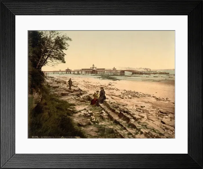 Framed Print : 1905 ca. NEW BRIGHTON, LIVERPOOL Framed Print : 1905 ca. NEW BRIGHTON, LIVERPOOL