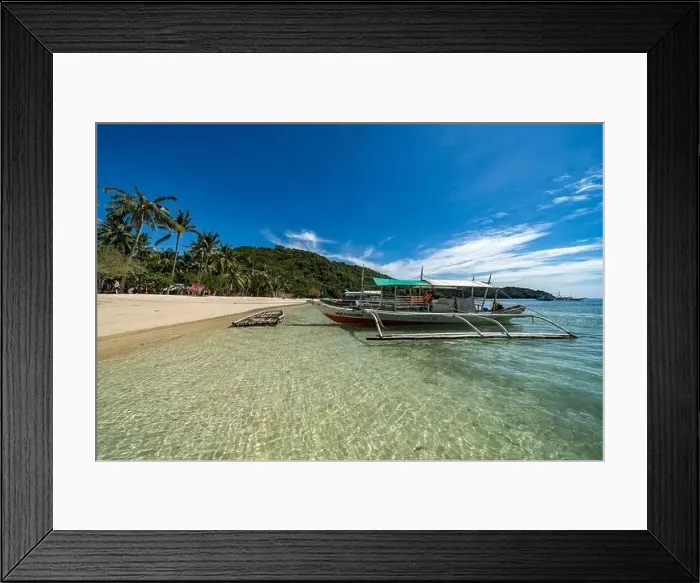 Framed Print : Malcapuya Island in Coron, Philippines Framed Print : Malcapuya Island in Coron, Philippines