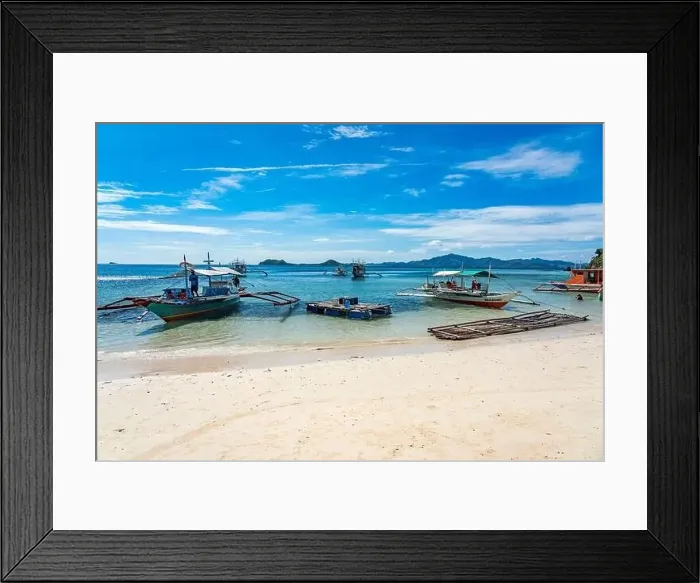 Framed Print : Malcapuya Island in Coron, Philippines Framed Print : Malcapuya Island in Coron, Philippines
