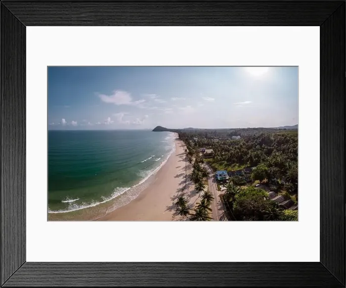 Framed Print : Hat Thun Wua Laen beach in Chumphon area Thailand Framed Print : Hat Thun Wua Laen beach in Chumphon area Thailand
