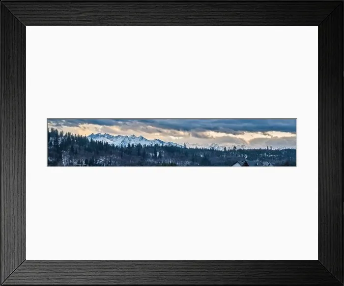 Framed Print : Beautiful panoramic aerial drone view to the Tatra Mountains (Tatras) Framed Print : Beautiful panoramic aerial drone view to the Tatra Mountains (Tatras)