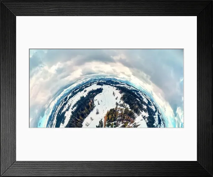 Framed Print : Beautiful panoramic aerial drone view to the ski slopes with lifts in the Bialka Tatrzanska ski resort Tatra Mountains Framed Print : Beautiful panoramic aerial drone view to the ski slopes with lifts in the Bialka Tatrzanska ski resort Tatra Mountains