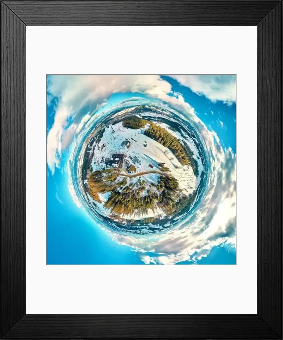 Framed Print : Beautiful panoramic aerial drone view to the ski slopes with lifts in the Bialka Tatrzanska ski resort Tatra Mountains Framed Print : Beautiful panoramic aerial drone view to the ski slopes with lifts in the Bialka Tatrzanska ski resort Tatra Mountains