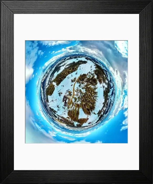Framed Print : Beautiful panoramic aerial drone view to the ski slopes with lifts in the Bialka Tatrzanska ski resort Tatra Mountains Framed Print : Beautiful panoramic aerial drone view to the ski slopes with lifts in the Bialka Tatrzanska ski resort Tatra Mountains