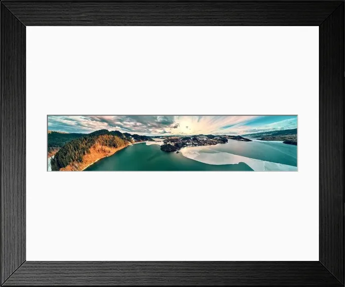 Framed Print : Beautiful panoramic aerial drone view to the Niedzica Castle also known as Dunajec Castle Framed Print : Beautiful panoramic aerial drone view to the Niedzica Castle also known as Dunajec Castle