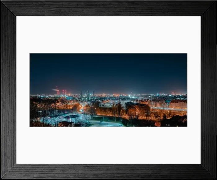 Framed Print : Panorama of the old city of Gdansk Framed Print : Panorama of the old city of Gdansk