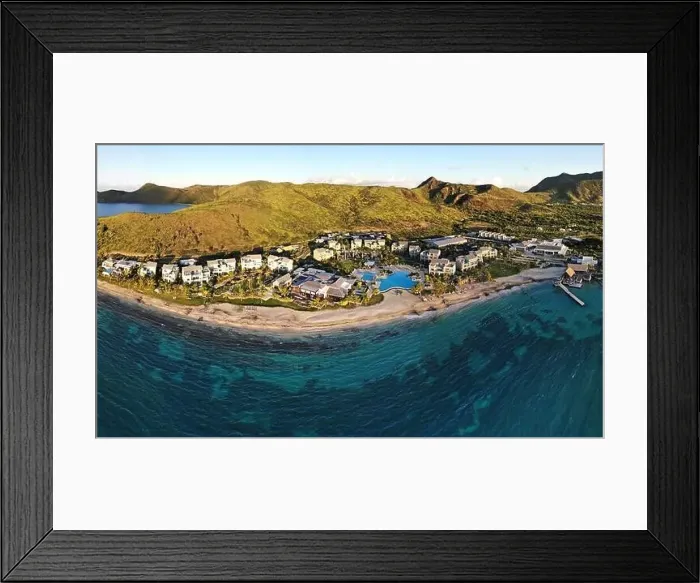 Framed Print : ST KITTS, ST KITTS AND NEVIS -24 NOV 2019- Aerial view of the Park Hyatt St Kitts Framed Print : ST KITTS, ST KITTS AND NEVIS -24 NOV 2019- Aerial view of the Park Hyatt St Kitts