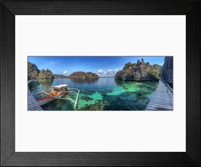 Framed Print : Twin Lagoon in coron island, Palawan, Philippines Framed Print : Twin Lagoon in coron island, Palawan, Philippines