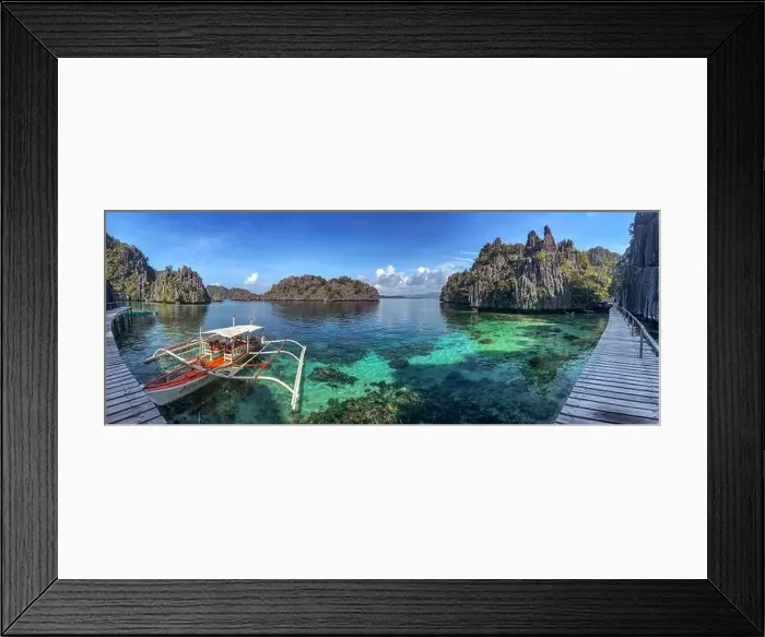 Framed Print : Twin Lagoon in coron island, Palawan, Philippines Framed Print : Twin Lagoon in coron island, Palawan, Philippines