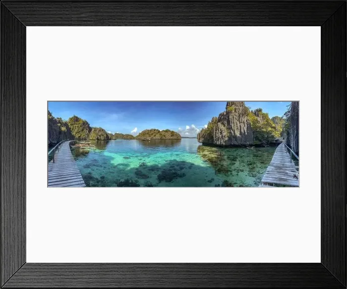 Framed Print : Twin Lagoon in coron island, Palawan, Philippines Framed Print : Twin Lagoon in coron island, Palawan, Philippines