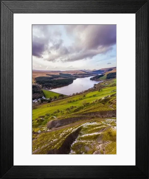 Framed Print : Pontsticill Reservoir on the Taf Fechan river Framed Print : Pontsticill Reservoir on the Taf Fechan river