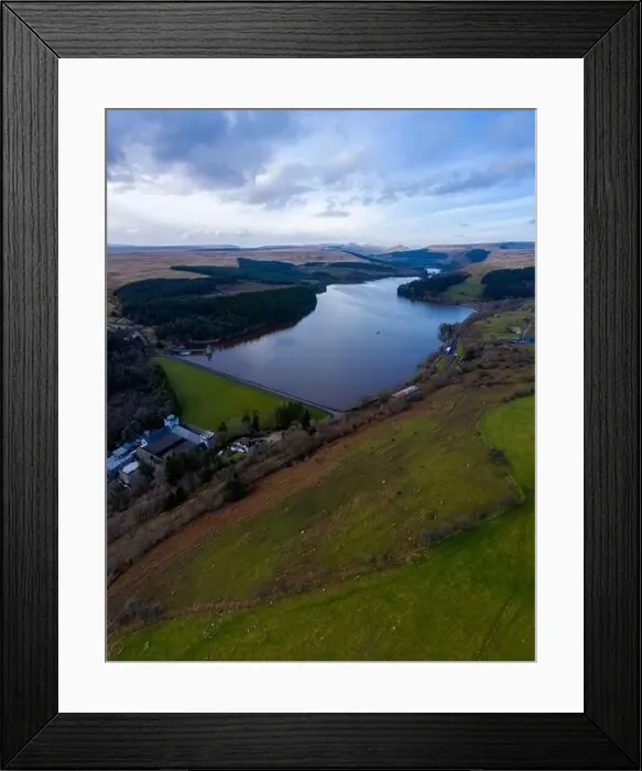 Framed Print : Pontsticill Reservoir on the Taf Fechan river Framed Print : Pontsticill Reservoir on the Taf Fechan river