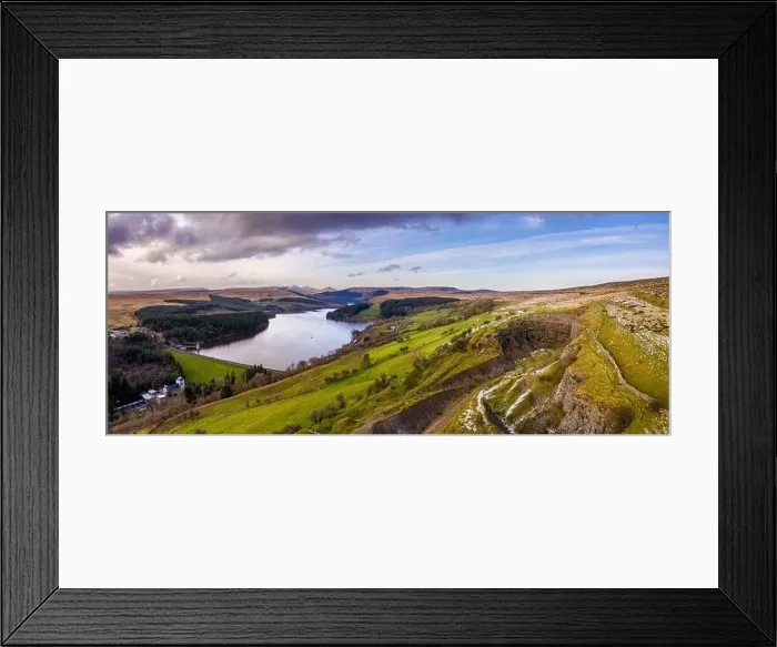 Framed Print : Pontsticill Reservoir on the Taf Fechan river Framed Print : Pontsticill Reservoir on the Taf Fechan river