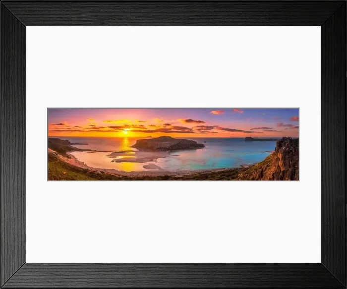 Framed Print : Amazing view of Balos Lagoon with magical turquoise waters Framed Print : Amazing view of Balos Lagoon with magical turquoise waters