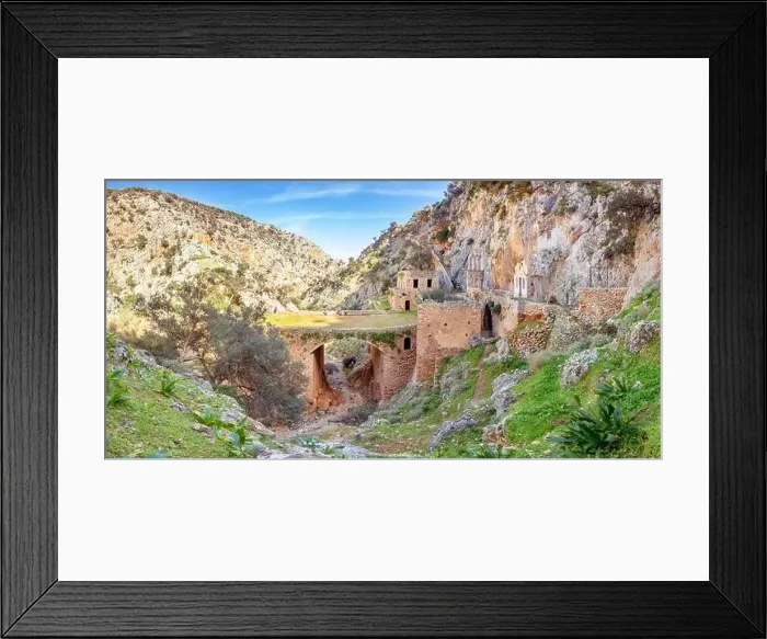 Framed Print : The Katholiko Monastery (church of St John the Hermit), near Gouverneto Monastery, Chania Crete Framed Print : The Katholiko Monastery (church of St John the Hermit), near Gouverneto Monastery, Chania Crete