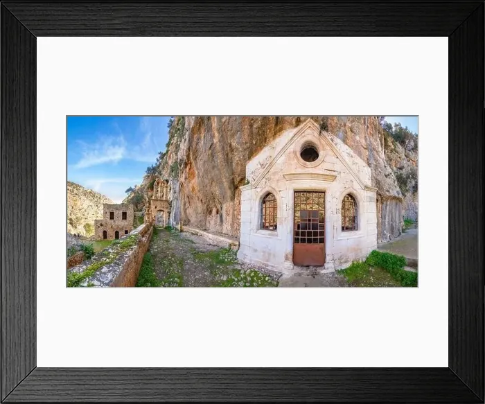 Framed Print : The Katholiko Monastery (church of St John the Hermit), near Gouverneto Monastery, Chania Crete Framed Print : The Katholiko Monastery (church of St John the Hermit), near Gouverneto Monastery, Chania Crete