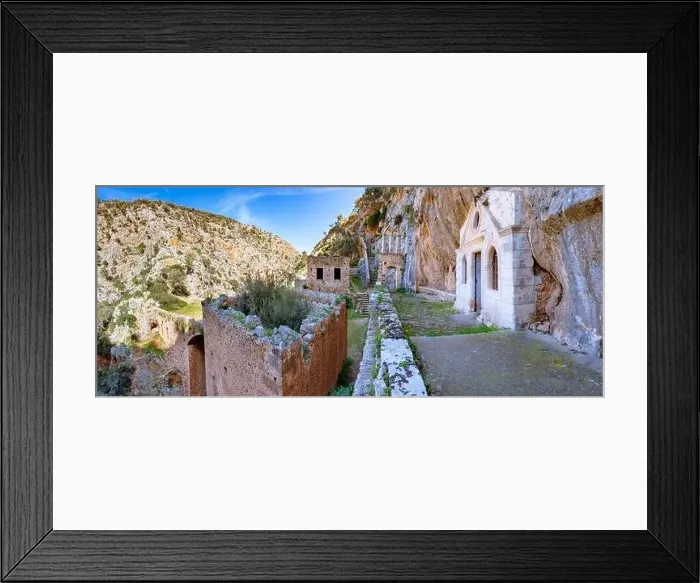 Framed Print : The Katholiko Monastery (church of St John the Hermit), near Gouverneto Monastery, Chania Crete Framed Print : The Katholiko Monastery (church of St John the Hermit), near Gouverneto Monastery, Chania Crete