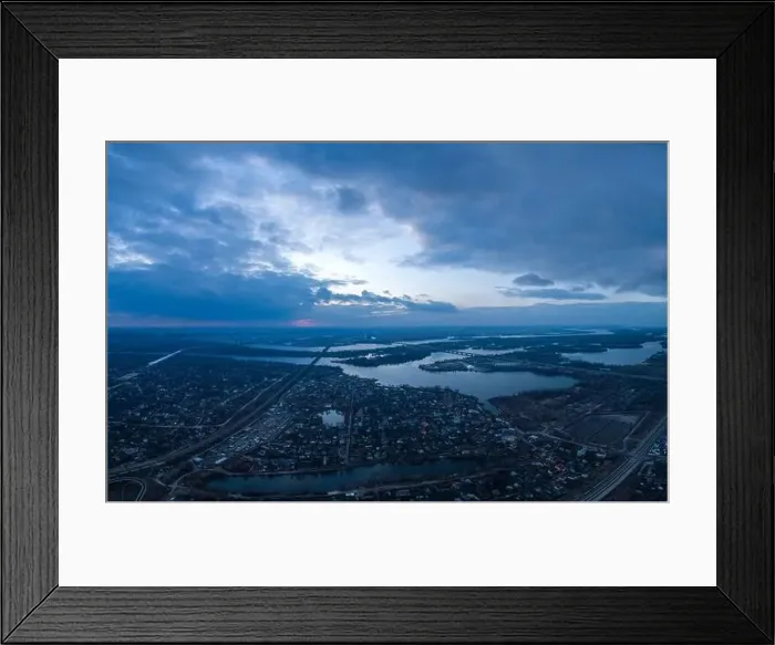Framed Print : Beautiful panoramic aerial view of the Dnieper River and the right bank, Kiev, Ukraine Framed Print : Beautiful panoramic aerial view of the Dnieper River and the right bank, Kiev, Ukraine