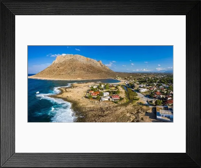Framed Print : Aerial drone top view of turquoise organised beach forming a small heart shaped lagoon Framed Print : Aerial drone top view of turquoise organised beach forming a small heart shaped lagoon