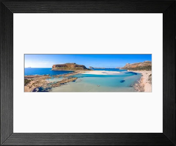 Framed Print : Amazing view of Balos Lagoon with magical turquoise waters Framed Print : Amazing view of Balos Lagoon with magical turquoise waters