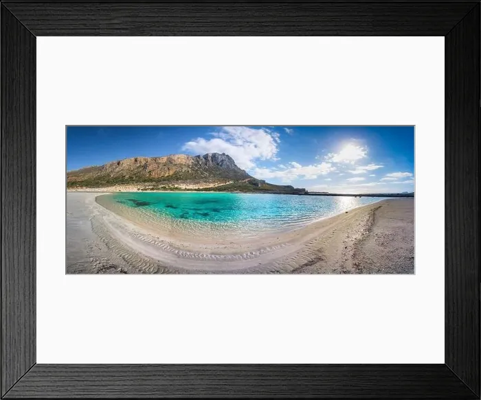 Framed Print : Amazing view of Balos Lagoon with magical turquoise waters Framed Print : Amazing view of Balos Lagoon with magical turquoise waters