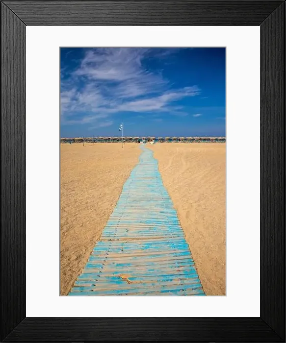 Framed Print : Shot of beautiful turquoise beach Falasarna (Falassarna) in Crete Framed Print : Shot of beautiful turquoise beach Falasarna (Falassarna) in Crete