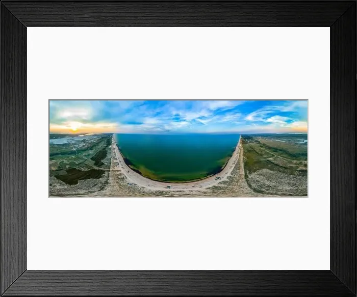Framed Print : Three hundred and sixty degrees panorama of blue sky Framed Print : Three hundred and sixty degrees panorama of blue sky