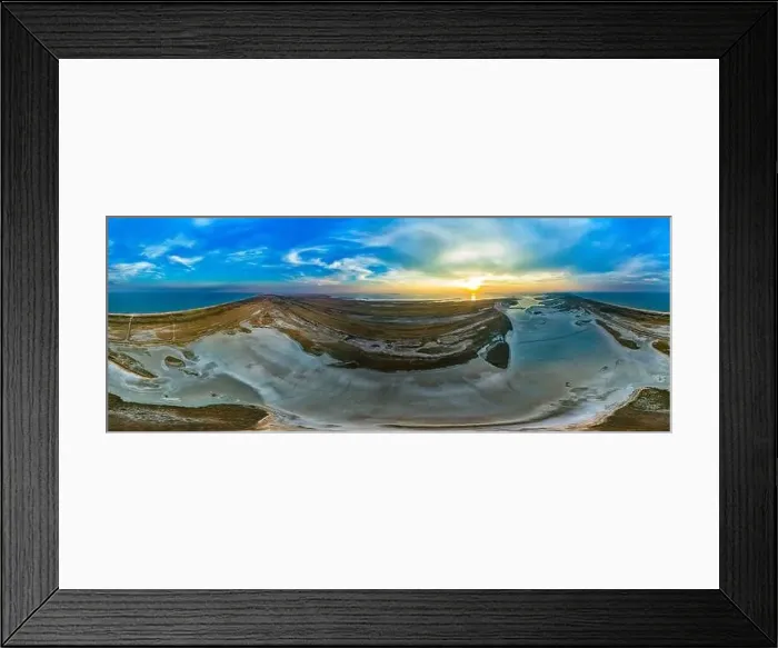 Framed Print : Three hundred and sixty degrees panorama of blue sky Framed Print : Three hundred and sixty degrees panorama of blue sky