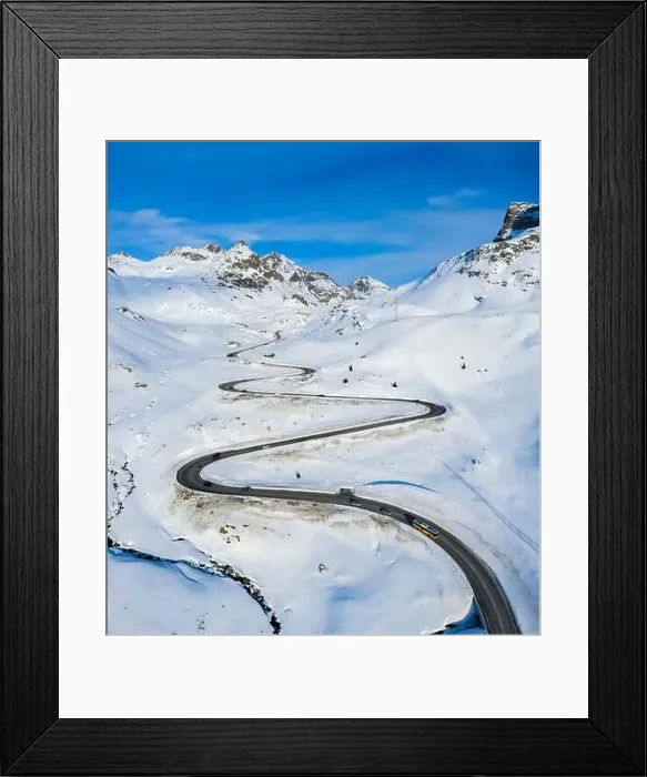 Framed Print : Aerial view of Julier Pass, Albula, Engadine, Canton of Graubunden, Switzerland, Southern Europe Framed Print : Aerial view of Julier Pass, Albula, Engadine, Canton of Graubunden, Switzerland, Southern Europe