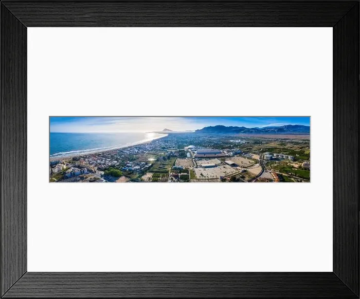 Framed Print : Oliva Nova, Denia beach. Aerial Panorama Photo. Valencia, Spain, Costa del Azahar Oliva Framed Print : Oliva Nova, Denia beach. Aerial Panorama Photo. Valencia, Spain, Costa del Azahar Oliva