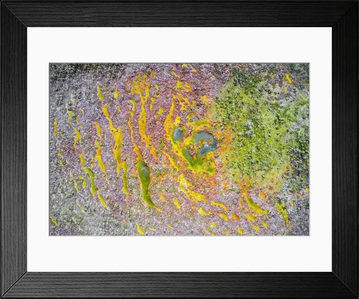 Framed Print : beautiful autumn swamp aerial view Framed Print : beautiful autumn swamp aerial view