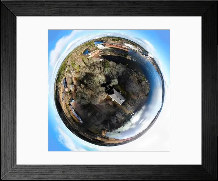 Framed Print : A three dimensional panoramic view of hydroelectric power generation plant Framed Print : A three dimensional panoramic view of hydroelectric power generation plant