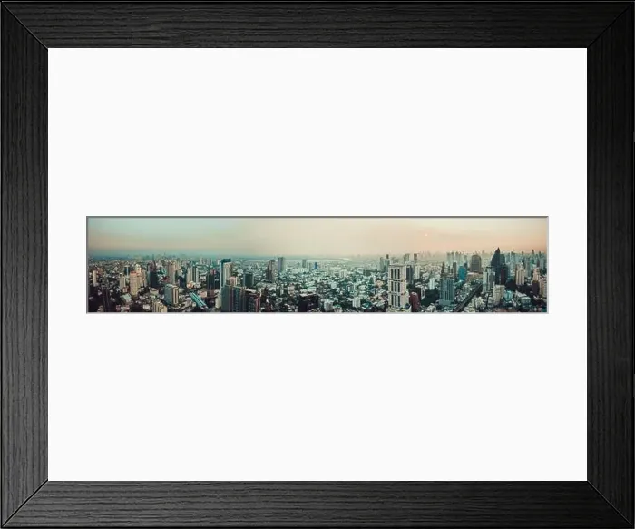 Framed Print : Bangkok Aerial view, above Sukhumvit and Thonglor district in Thailand Framed Print : Bangkok Aerial view, above Sukhumvit and Thonglor district in Thailand