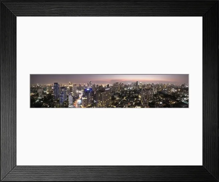 Framed Print : Bangkok Aerial view, above Sukhumvit and Thonglor district in Thailand Framed Print : Bangkok Aerial view, above Sukhumvit and Thonglor district in Thailand