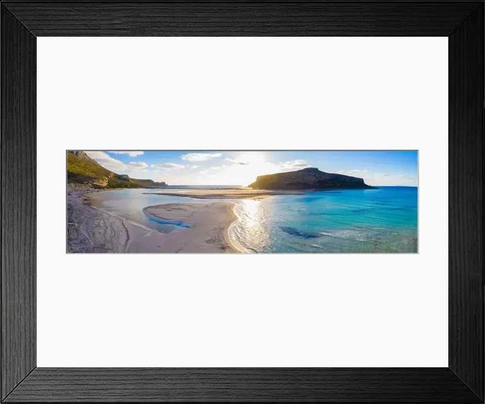 Framed Print : Amazing view of Balos Lagoon with magical turquoise waters Framed Print : Amazing view of Balos Lagoon with magical turquoise waters