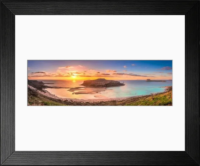 Framed Print : Amazing view of Balos Lagoon with magical turquoise waters