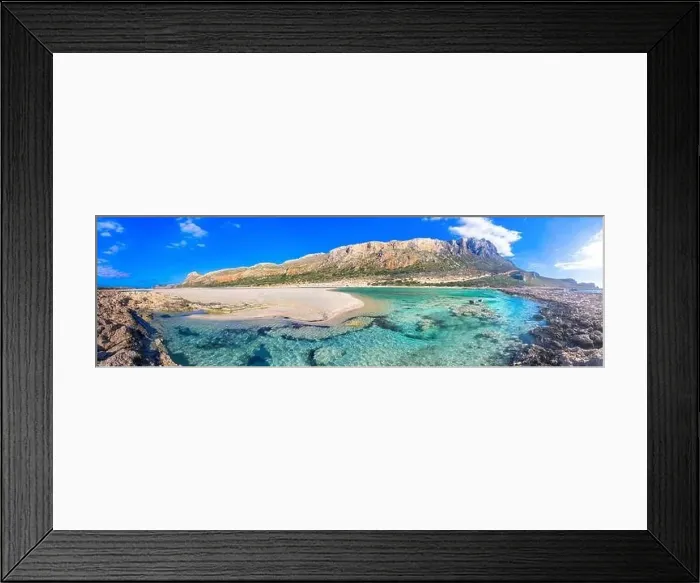 Framed Print : Amazing view of Balos Lagoon with magical turquoise waters