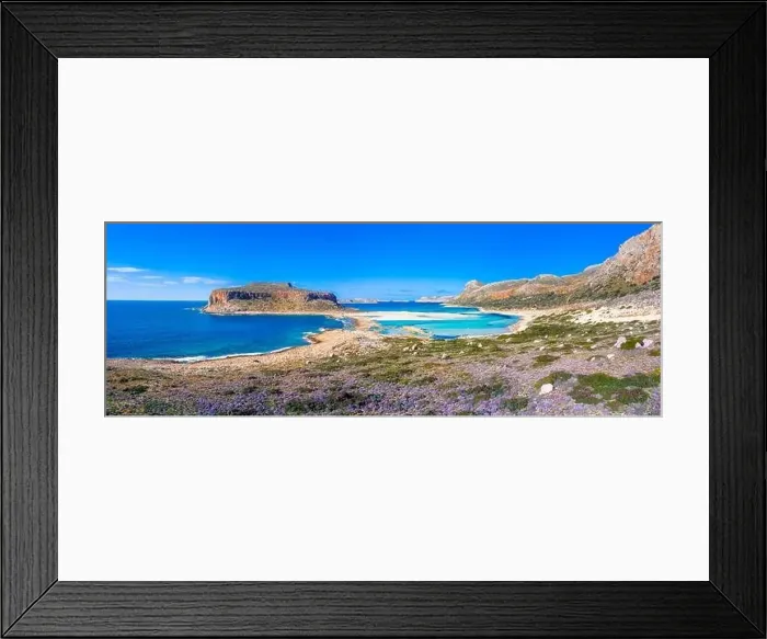 Framed Print : Amazing view of Balos Lagoon with magical turquoise waters Framed Print : Amazing view of Balos Lagoon with magical turquoise waters