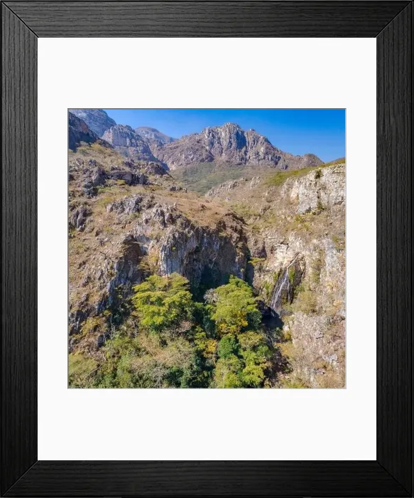 Framed Print : An aerial view of Tessa's Pool in Zimbabwe's Chimanimani National Park Framed Print : An aerial view of Tessa's Pool in Zimbabwe's Chimanimani National Park