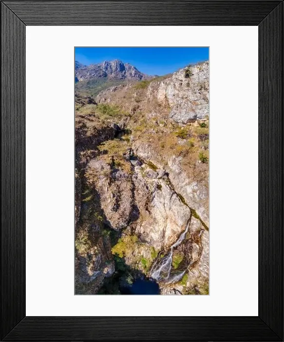 Framed Print : An aerial view of Tessa's Pool in Zimbabwe's Chimanimani National Park Framed Print : An aerial view of Tessa's Pool in Zimbabwe's Chimanimani National Park