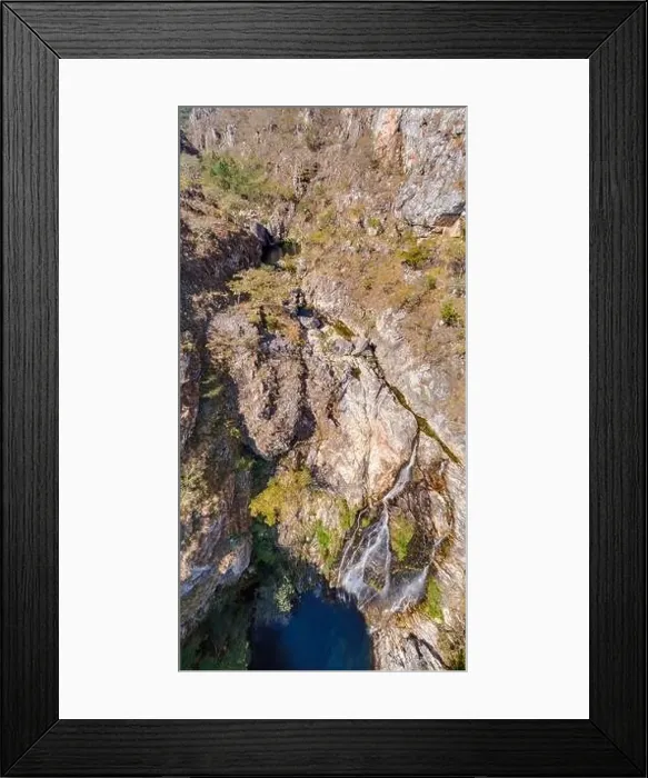 Framed Print : An aerial view of Tessa's Pool in Zimbabwe's Chimanimani National Park Framed Print : An aerial view of Tessa's Pool in Zimbabwe's Chimanimani National Park