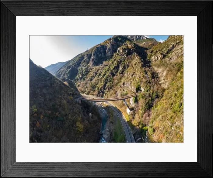 Framed Print : The mountain river along the Road Framed Print : The mountain river along the Road