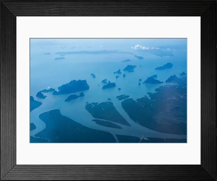 Framed Print : Aerioal view of the Phuket island, Thailand, Asia Framed Print : Aerioal view of the Phuket island, Thailand, Asia