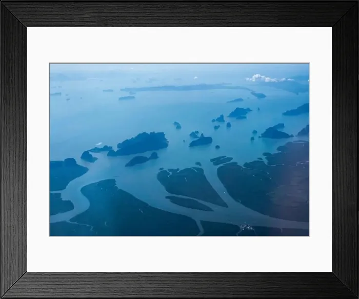 Framed Print : Aerioal view of the Phuket island, Thailand, Asia Framed Print : Aerioal view of the Phuket island, Thailand, Asia