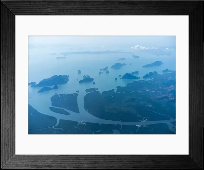 Framed Print : Aerioal view of the Phuket island, Thailand, Asia Framed Print : Aerioal view of the Phuket island, Thailand, Asia