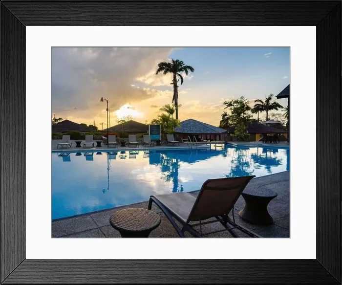 Framed Print : Mount Irvine Bay Beach In Tobago Caribbean Framed Print : Mount Irvine Bay Beach In Tobago Caribbean