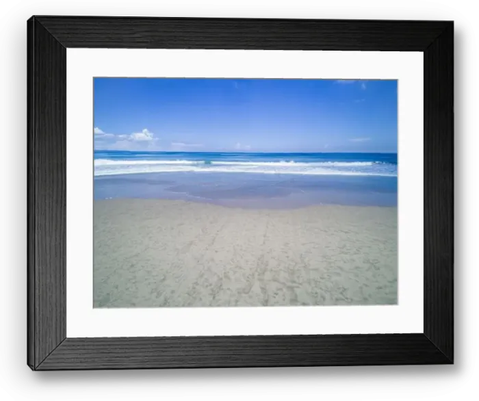 Framed Print : Absolutely empty Petitenget Beach (Pantai Petitenget) closed for quarantine for COVID-19 Framed Print : Absolutely empty Petitenget Beach (Pantai Petitenget) closed for quarantine for COVID-19
