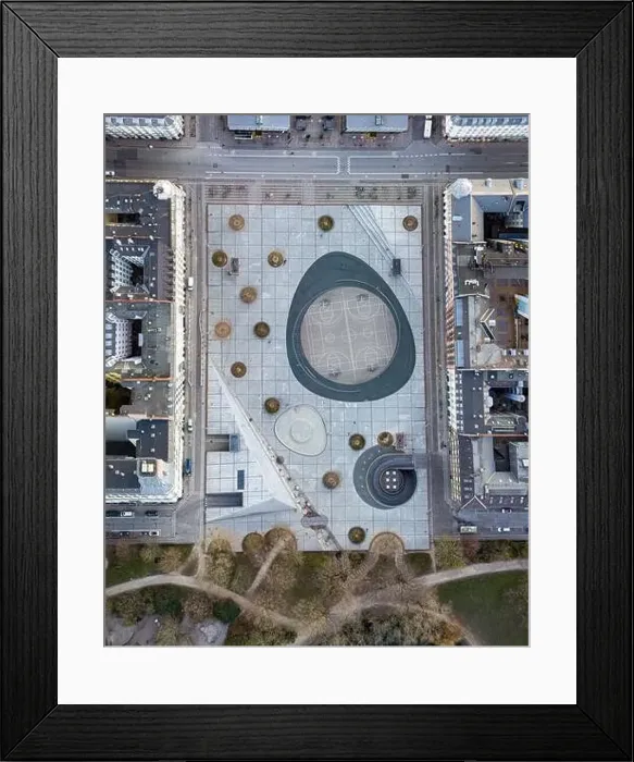 Framed Print : Israels Plads in Copenhagen, Denmark Framed Print : Israels Plads in Copenhagen, Denmark