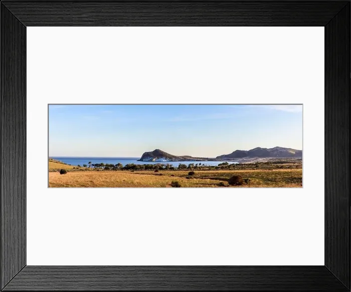 Framed Print : Monsul beach landscape. San Jose. Natural Park of Cabo de Gata. Spain Framed Print : Monsul beach landscape. San Jose. Natural Park of Cabo de Gata. Spain