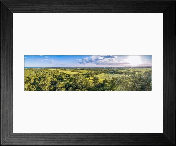 Framed Print : Scenic landscape of agricultural land and native trees on Mornington Peninsula, Victoria, Australia Framed Print : Scenic landscape of agricultural land and native trees on Mornington Peninsula, Victoria, Australia